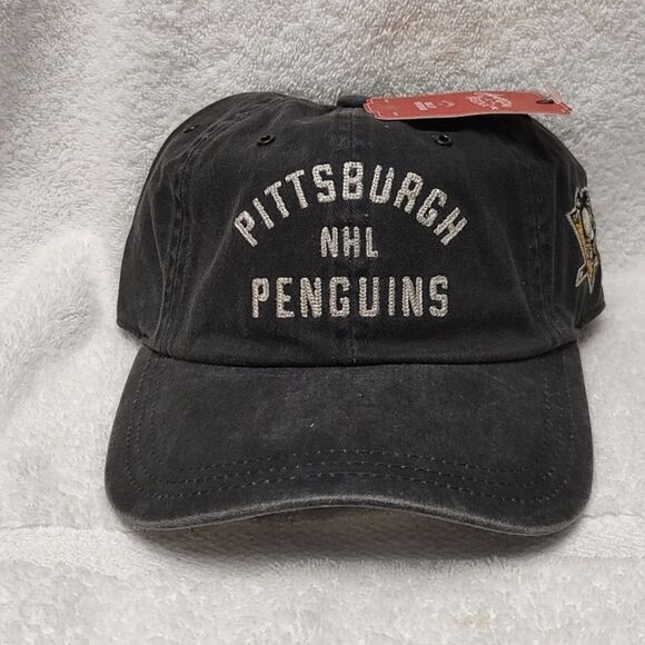 American Needle Pittsburgh Penguins Sliderback Hat - New - Picture 1 of 9